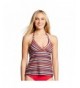 Mossimo Womens Halter Tankini Stripe