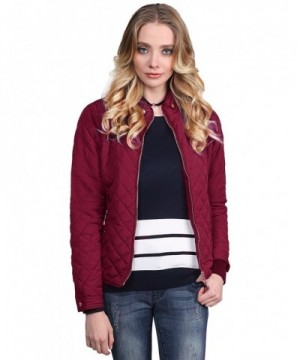 Awesome21 Quilted Puffer Jacket Burgundy