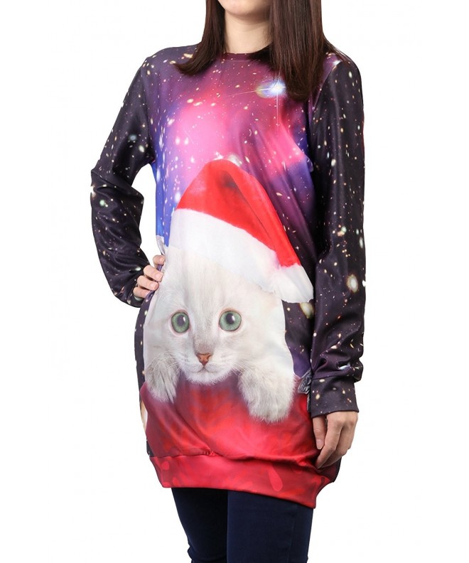 Idgreatim Womens Christmas Pullover Sweatshirt
