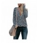 Womens V Neck Sleeve Striped T Shirt