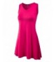 WT827 Womens Sleeveless Dress Coral