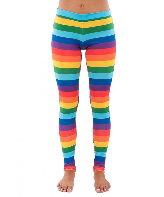 Tipsy Elves Rainbow Striped Leggings