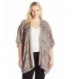 Angie Womens Printed Kimono Multi