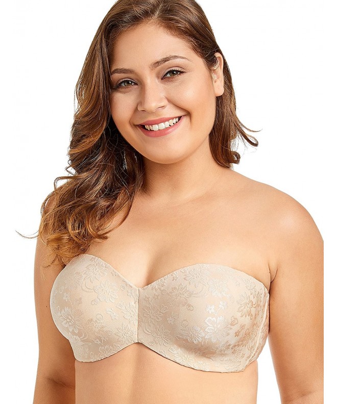 Delimira Non Padded Underwire Minimizer Strapless