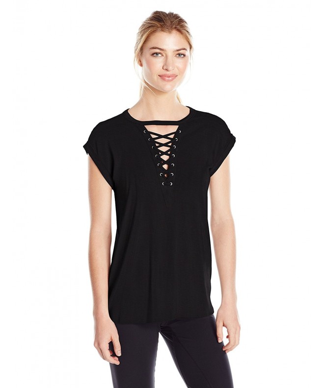 Gottex Womens Front Lace Black