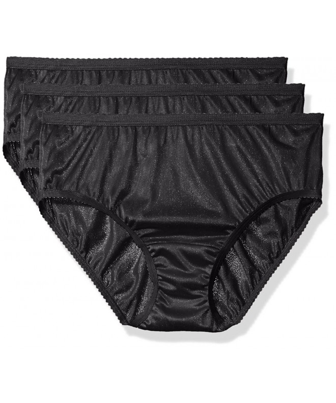 Shadowline Womens Panties Nylon Hipster Black