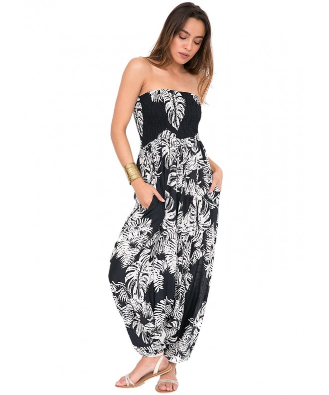 likemary Harem Pants Jumpsuit Florals