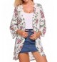 COSBEAUTY Womens Floral Cardigan Pattern2