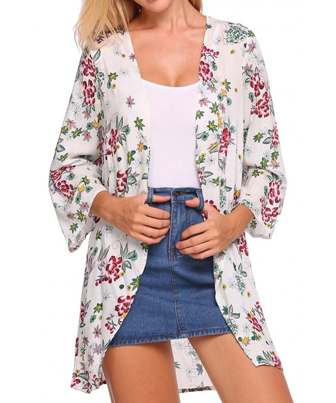 COSBEAUTY Womens Floral Cardigan Pattern2