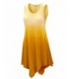 WT1053 Womens Round Sleeveless YELLOW