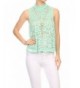 ShoSho Womens Crochet Shoulder Blouses