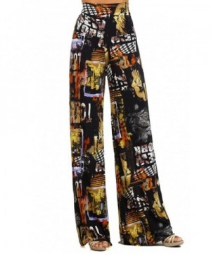 Fashiondio Womens Print Palazzo Pants