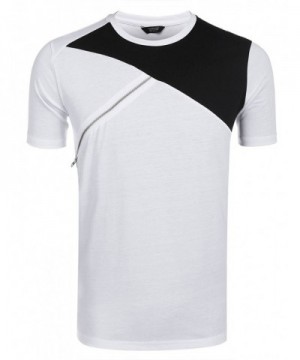 COOFANDY Summer Casual T Shirts Contrast