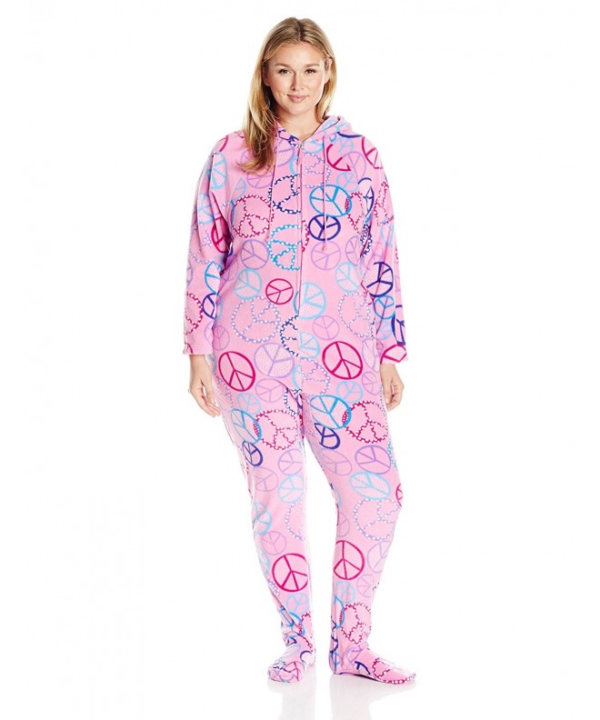 Casual Moments Womens Hooded Pajama