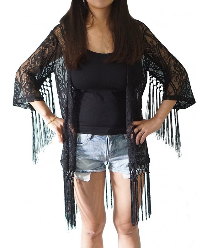 Fashion Rainbow Fringed Kimono Tassels