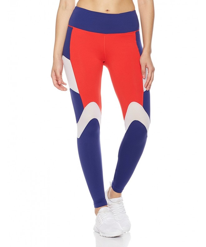 7Goals Womens Blocked Legging Scarlet