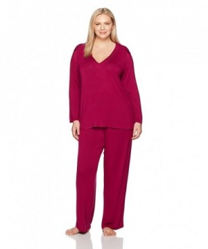 Arabella Womens Sleeve Pleated Pajamas