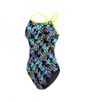 TYR Womens Diamondfit Swimsuit Yellow