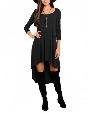 Women Asymmetrical Loose Sleeve Round