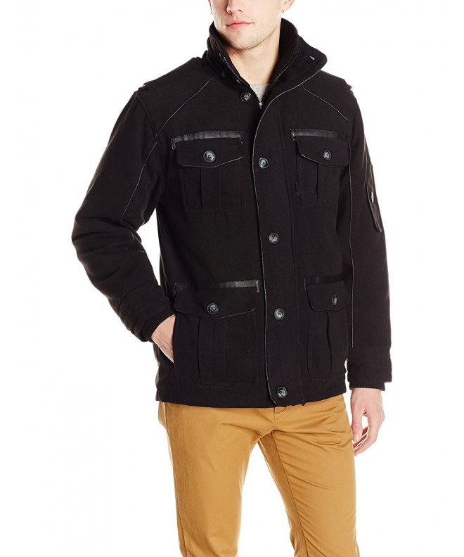 Sportier Mens Quilted Black Large