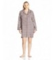 Nautica Womens Flannel Sleepshirt Plaid