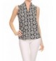 ReneeC Womens Sleeveless Office Blouse