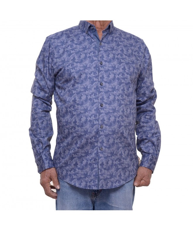 Bar III Camouflage Dress Shirt