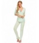 Hufcor Sleeve Patchwork Sleepwear Pajamas