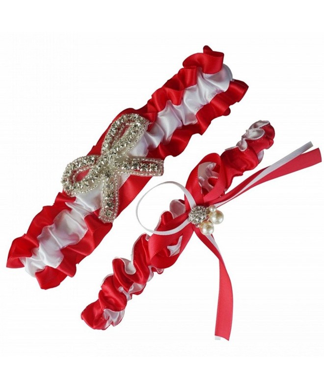 Mirandas Bridal Garters Wedding Crystal