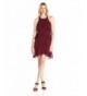 S L Fashions Womens Trimmed Oxblood