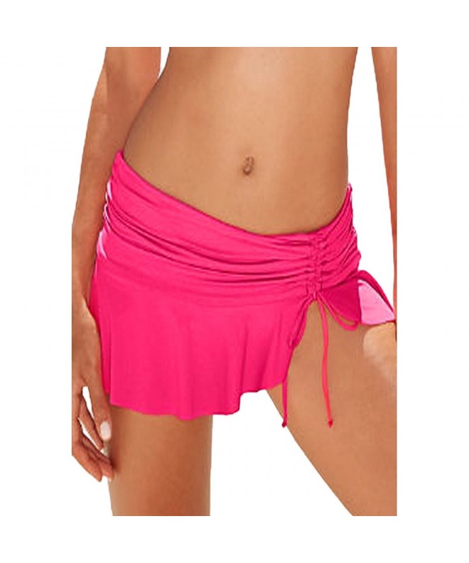 Jersri Bikini Bottoms Ruched Skirts