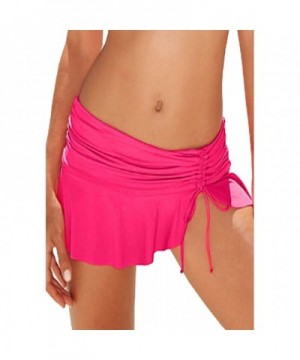 Jersri Bikini Bottoms Ruched Skirts