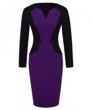 HOMEYEE Womens Elegant Cocktail Bodycon