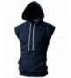 Ohoo Sleeveless Lightweight Hoodie DCF014 NAVY XL