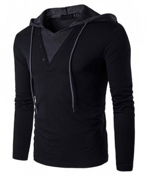 Hengta Casual Sleeve T Shirt Hooded