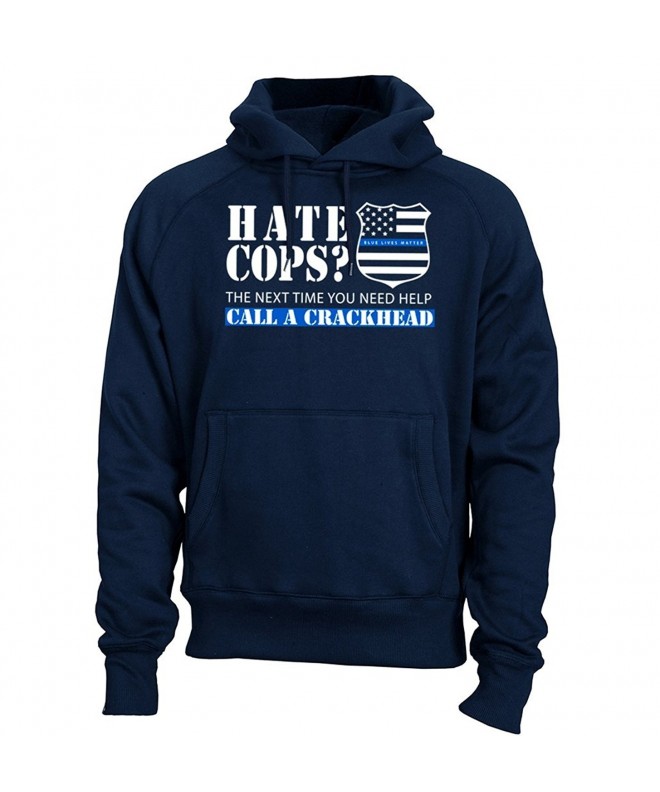 Thin Blue Crackhead Hoodie Sweatshirt