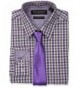 Nick Graham Check Purple Sleeve