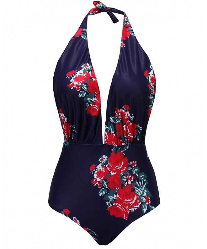 Tempt Me Fashioned Neckline Swimsuits