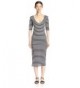 byTiMo Womens Stripe Neck Dress