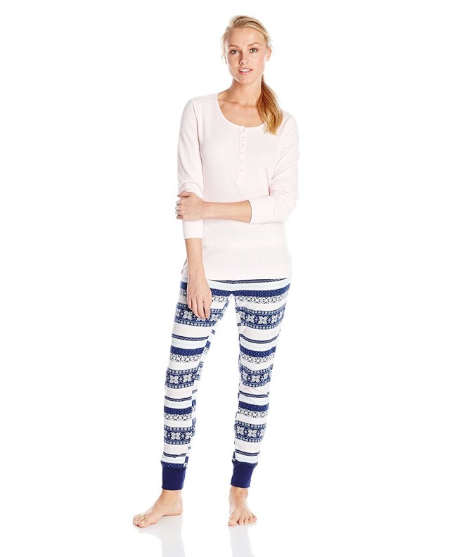 Jockey Womens Waffle Two Piece Thermal