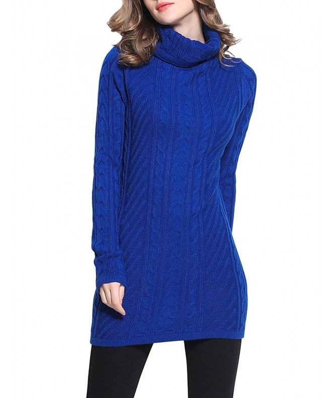Rocorose Womens Turtleneck Elegant Sweater