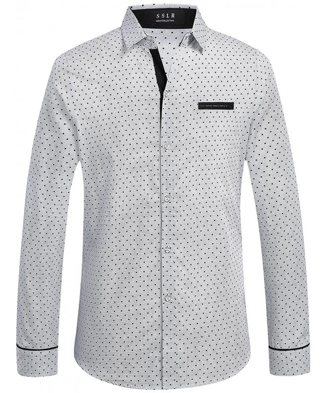 SSLR Polka Sleeves Dress Shirts