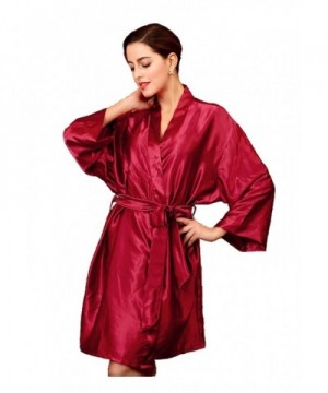 Sipaya Kimono Oblique V Neck Burgundy