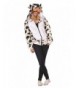 Casey Hoodie Adult Print White