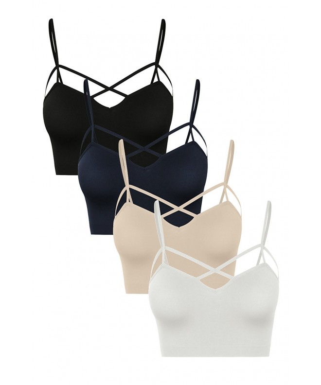 WeSeeFashion Seamless Crisscross Strappy Bustier