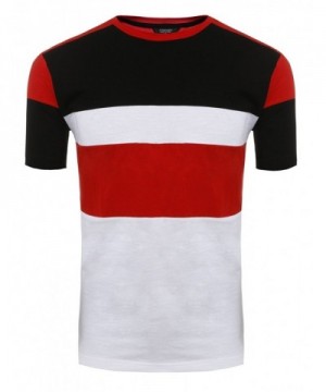 COOFANDY Casual Contrast Fashion T Shirt