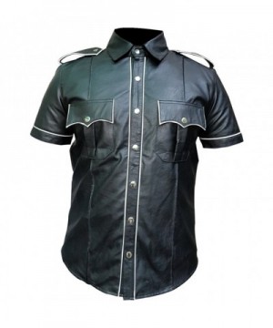 Olly Ally Leather Police T Shirt