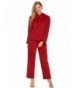 Ekouaer Flannel Patterned Homewear Sleepwear