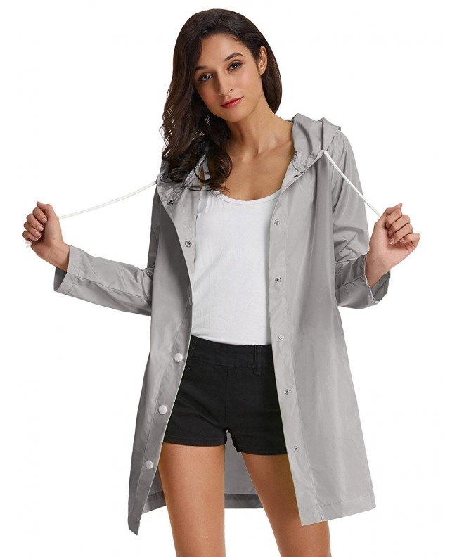 Lightweight Waterproof Raincoat Hooded Windbreaker