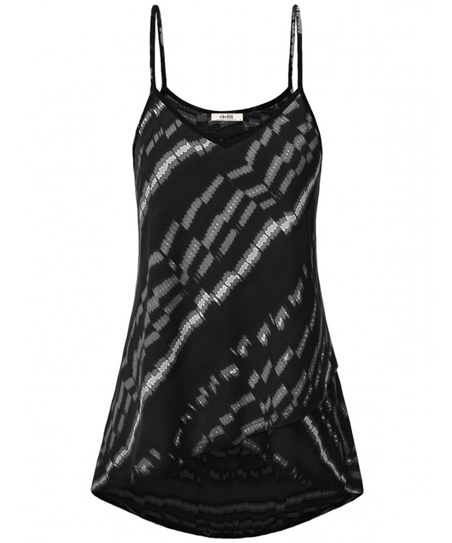 Vivilli Womens Camisoles Striped Summer